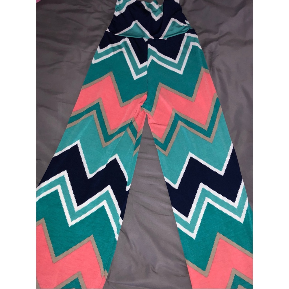 Comfy, fancy pants with chevron